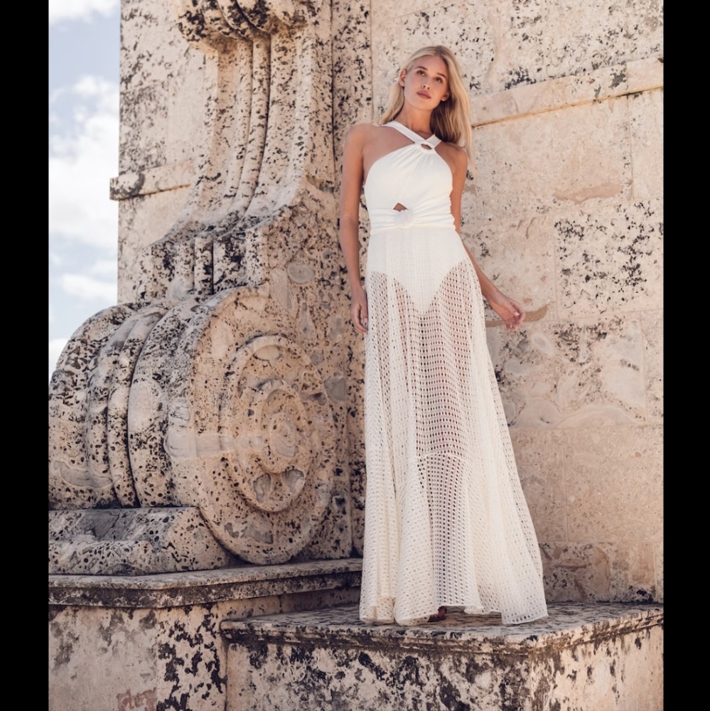 NWT Patbo netted maxi dress